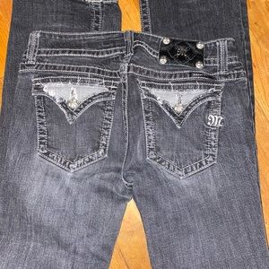 Miss Me Dark Gray Boot Cut Jeans Size 30